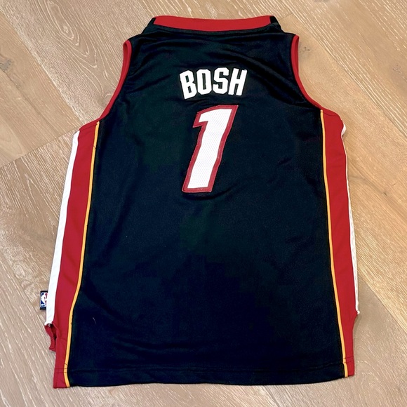 Adidas Miami Heat Chris Bosh Jersey Boys Medium - Picture 2 of 7